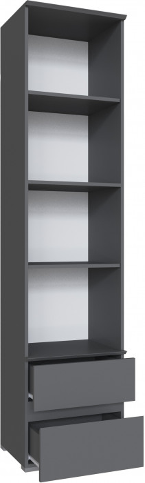 Пенал закрытый Плейона, Графит серый