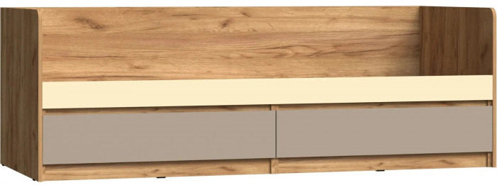 Модульная детская Челси Color, комплектация 1 (Слоновая кость/Глиняный серый/Дуб крафт)