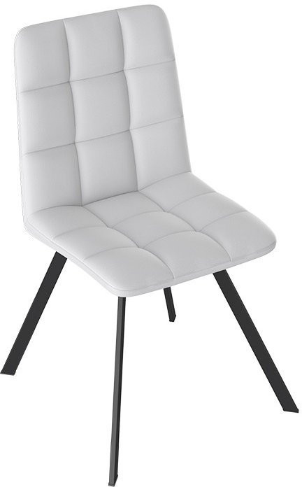 Бруно Стул (паук Т2) (Белый муар/Кожзам Белый)