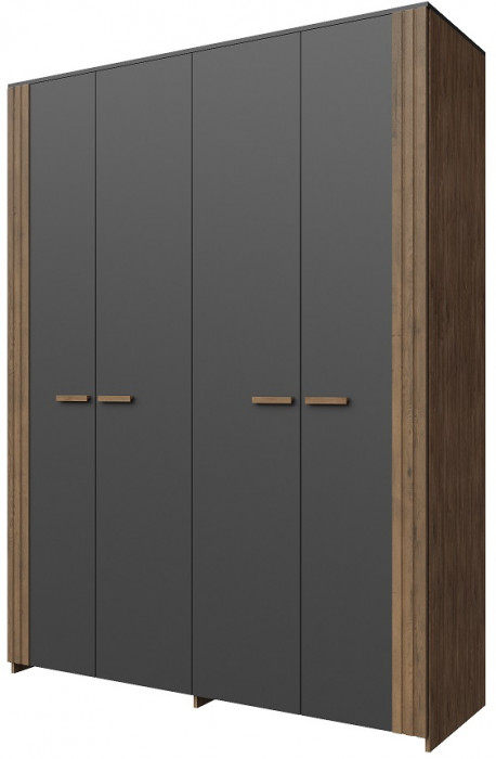 Спальный гарнитур "Каен" - Дуб мадура/Серый 612