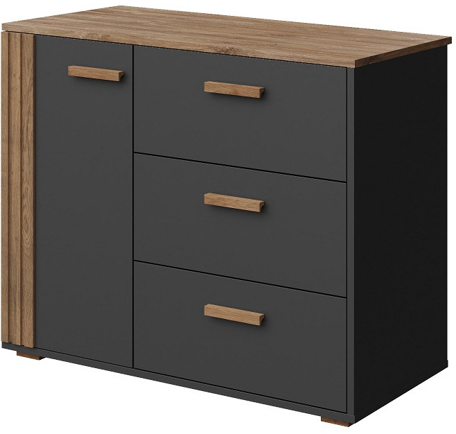 Спальный гарнитур "Каен" - Дуб мадура/Серый 612