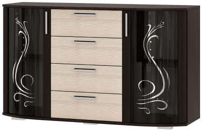Комод &quot;Грация&quot; (1300х770х442) венге/лоредо