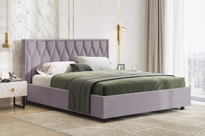 Кровать-10М с подъёмным основанием 1400 лаванда