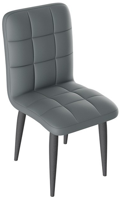 Франк ДП 2-17 Стул (конус) (Капучино матовый/Кожзам Белый)