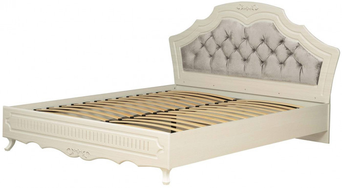 Кровать 06.121 Кантри патина вудлайн кремовый/сандал белый