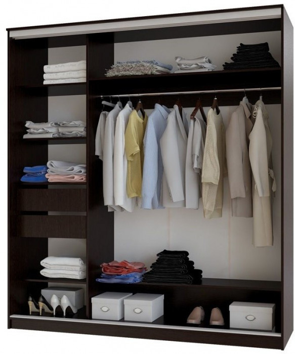 Шкаф-купе Альянс 1500 (Сандал светлый)