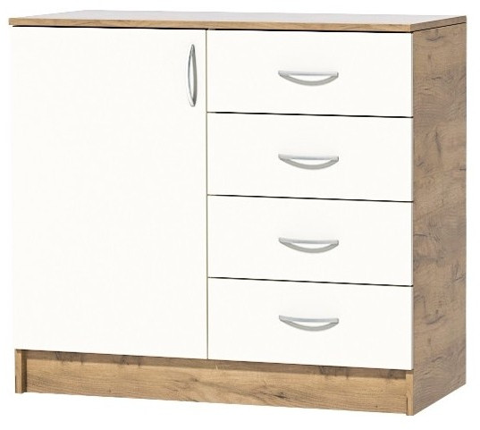 Модульная спальня Кэт-7 (композиция 4) (Крафт золотой / Миндаль)