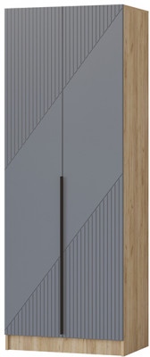 Шкаф Авис 0,8, Крафт золотой/Графит