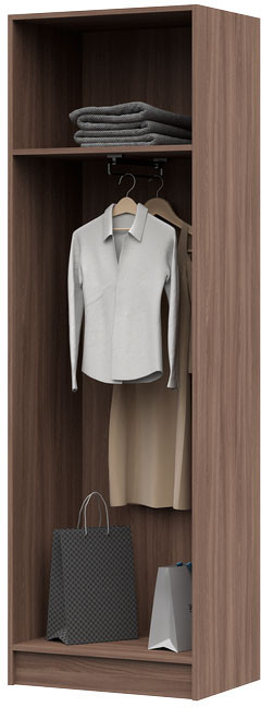 ШК 302 Макарена ЛДСП шкаф скалка 600х1908х440 шимо темный/шимо светлый