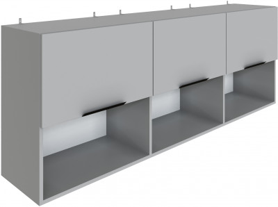 Полка навесная Мадрид ПН-1 (1,8) камень серый