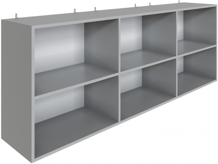 Полка навесная Мадрид ПН-1 (1,8) камень серый