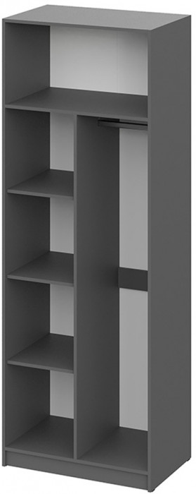 Шкаф распашной Берген ШК-800, Серый графит