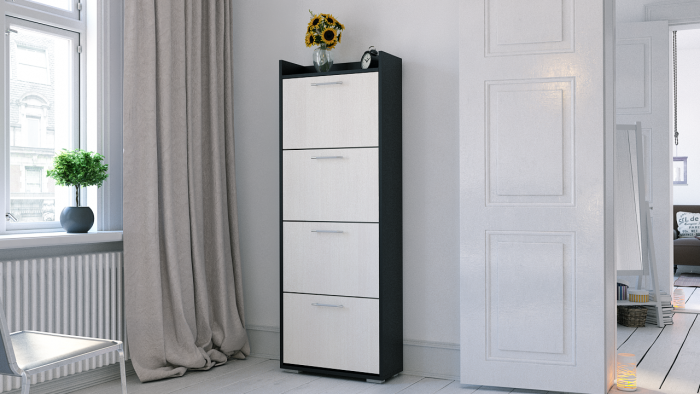 Обувница СВК 2ХЛ, венге/дуб лоредо