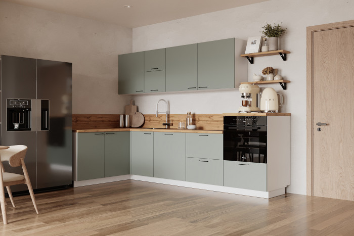 КГ Угловой 1500х2850 (с пм) Эмаль, Олива  Арника РМ