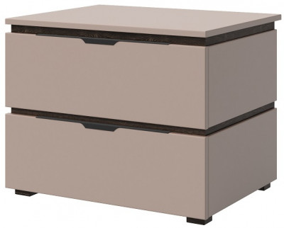 Тумба прикроватная "Ривьера" - Дуб кентербери/Капучино