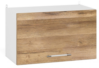 Кухня Мебель--24 ШВГ600 Шкаф горизонтальный 60 см., цвет корпус белый/фасад МДФ дуб вотан, ШхГхВ 60х32х36 см.