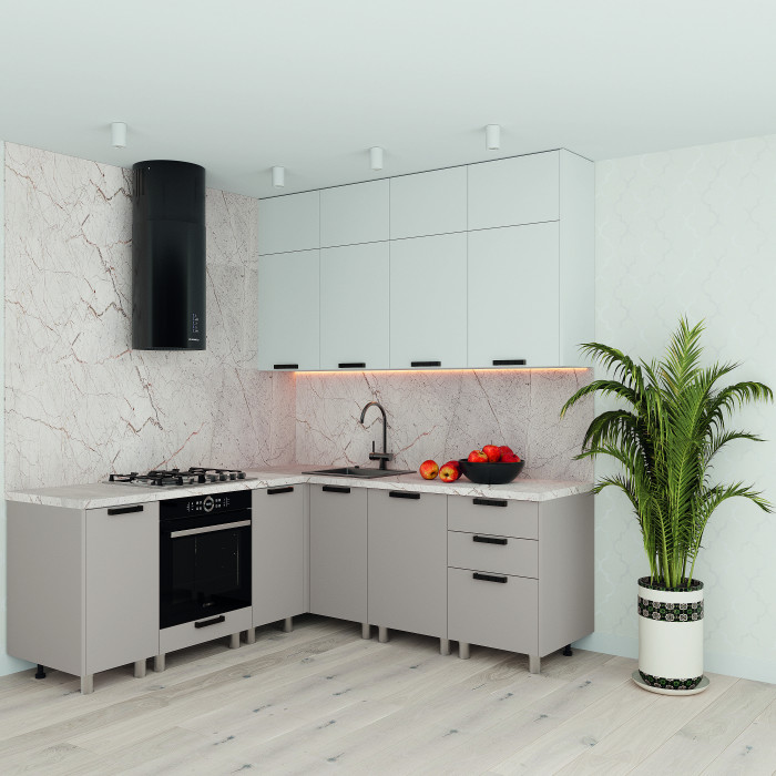 МК Аленушка НПУ 1000 Лаванда Кашемир, скоба черный (без столешницы)