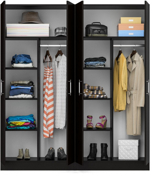 Шкаф 2-х створчатый + Шкаф 2-х створчатый Стандарт, венге