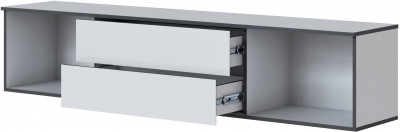 Амара Тумба ТВ белый/серый графит