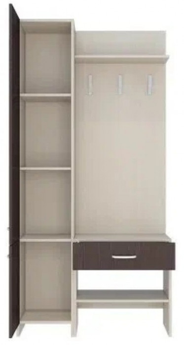 Прихожая Домино 2 У (Дуб Сонома / белый)