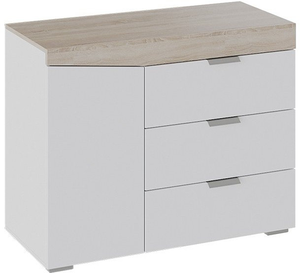 Комод тип 1 (Дуб Сонома/Графит Серый)