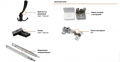 Прихожая Норд (Графит)
