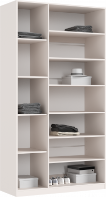 Ларго Шкаф 3-х створчатый 1200 (5 полок), Кашемир