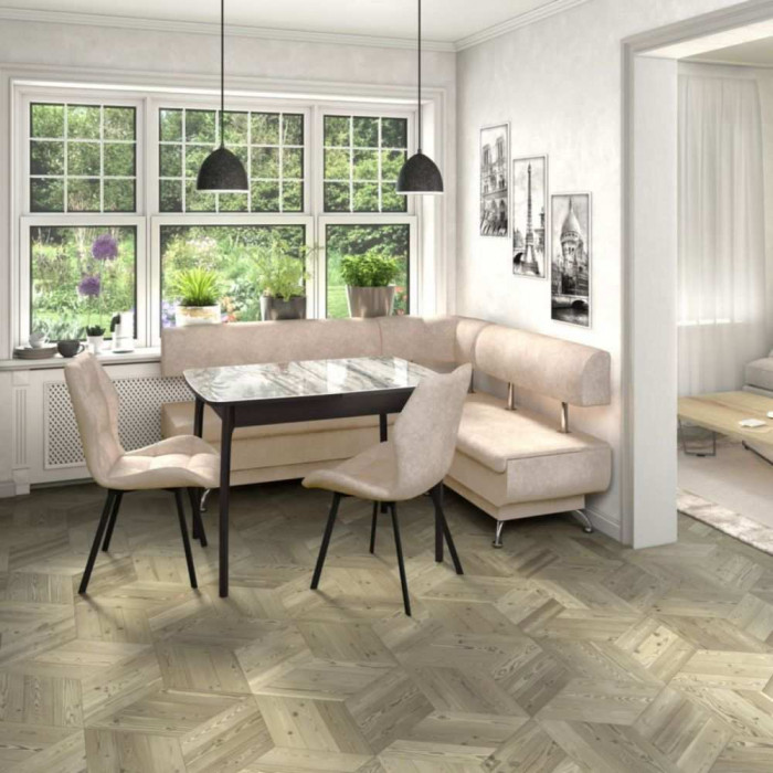 Кухонный уголок Валенсия велюр латте