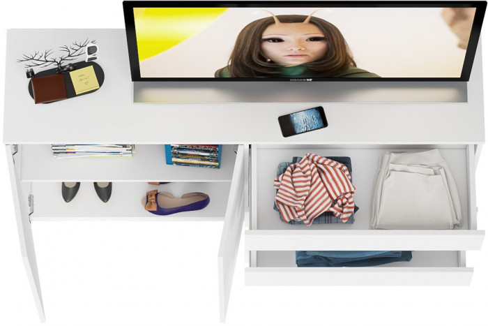 Мори Комод МК1600.1, белый