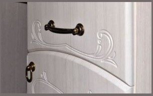 Модульная спальня Кэт-6, бодега / сандал (Бодега белая/Сандал белый)