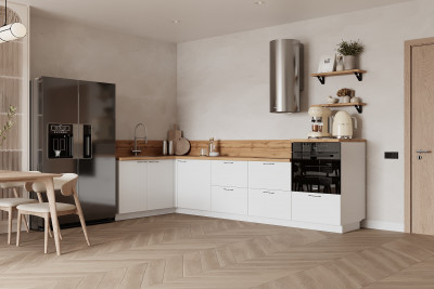 КГ Угловой 1500х3000 (без пм) Эмаль, Белый  Арника РМ в.3