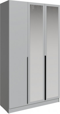 Шкаф Мадрид (1,3) с зеркалом, Камень серый