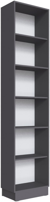 Шкаф Мадрид торцевой (0,25), Графит серый