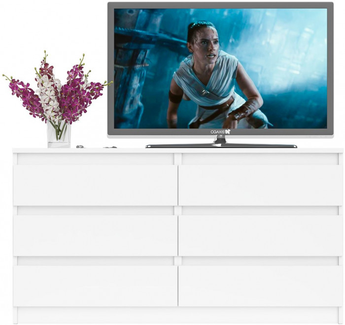 Мори Комод МК1380.6, цвет белый, ШхГхВ 138х41х73 см.