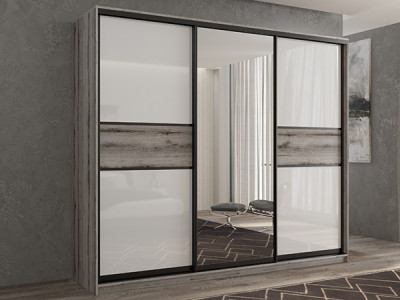 Шкаф-купе Кааппи 10 Эвок Окаменелый 230х60х230 см