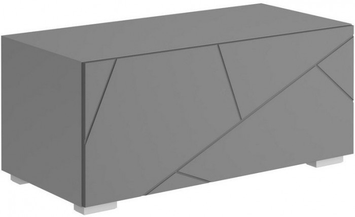 ГРАНЖ Тумба ТМ-001 (Д.900, напольная) (Белый (Шагрень) / Белый софт)