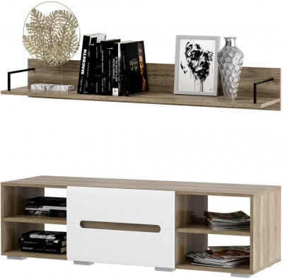 Спальня &quot;Наоми&quot; ТБ-16 дуб каньон/белый глянец МF07