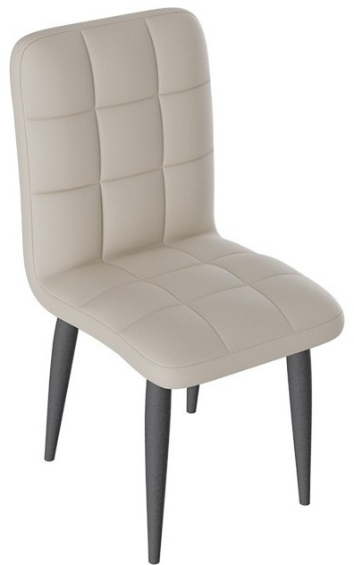 Франк ДП 2-17 Стул (конус) (Черный матовый/Микровелюр Серый)