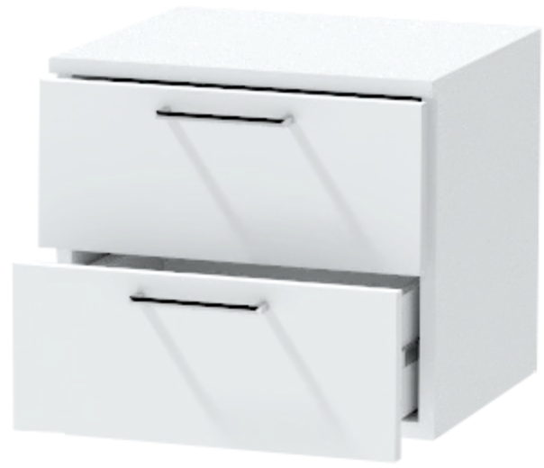 Тумба-6 прикроватная подвесная "Иннэс-7", Белый