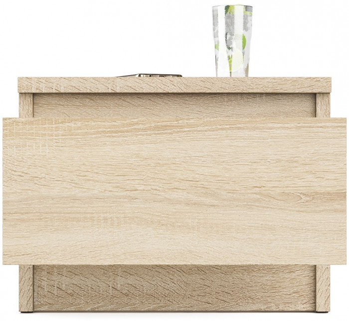 Мори Тумба прикроватная ТПМ400.1, цвет дуб сонома, ШхГхВ 40,4х34,6х30 см.