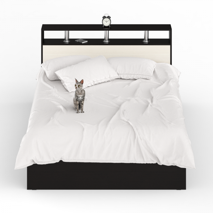 Камелия Кровать 1400, венге/дуб лоредо