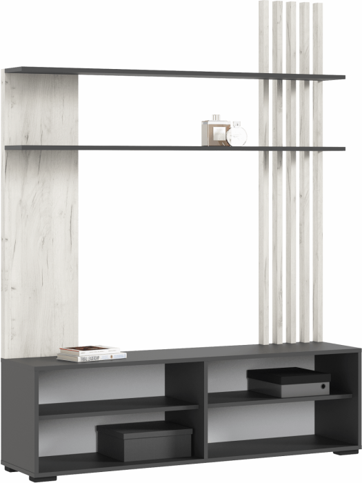 Роджина Гостиная (Крафт белый, Графит)