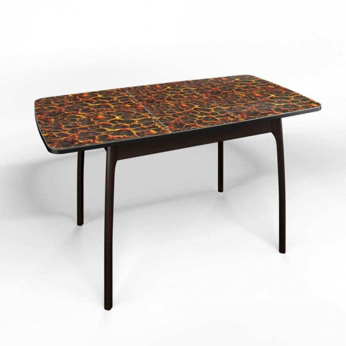 Стол СМ-303 Флорида опора массив изогнутая венге