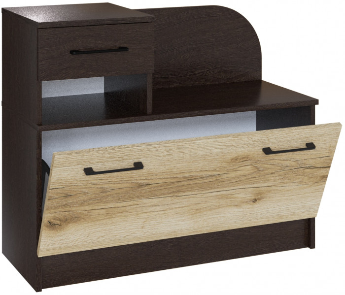 Модульная прихожая Денвер, набор 2, Венге/Дуб делано