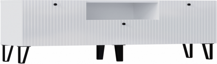 Оливия Тумба ТВ (малая) (Шарли мокко, Глиняный серый)