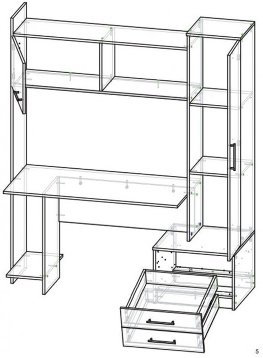 Интел-16 стол компьютерный Бодега Светлый / Темный