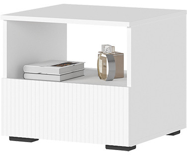 Хелен ТБ 01 Тумба прикроватная (0,502х0,442х0,460) белый супермат/белый