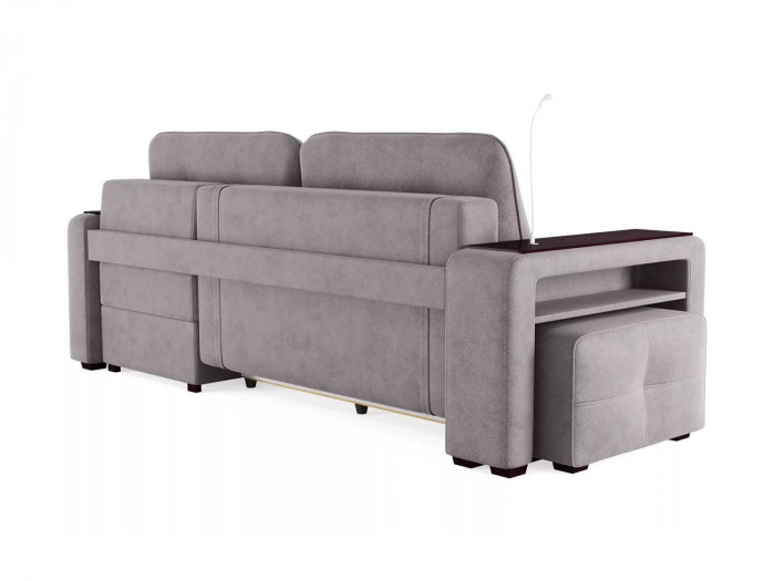 Диван угловой Smart 4 Б4-2Т-1Пф-Б3 Велюр Кашемир 890