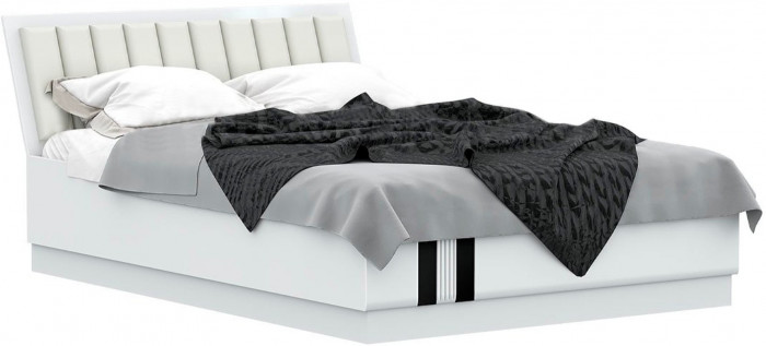 Модульная спальня Магнолия (Белый глянец / Черный глянец)