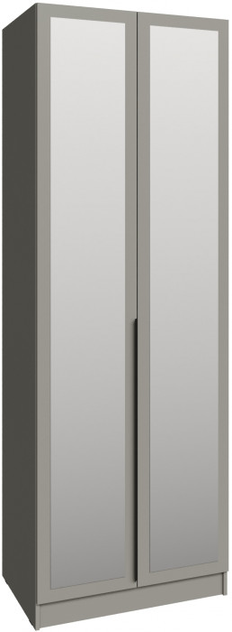 Шкаф Мадрид (0,8) с 2 ящ. внутри с зеркалом, Мокко